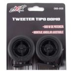 juego tweeters domo automotriz redondo 200w