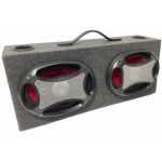 maleta doble 6x9 4 vias 750w