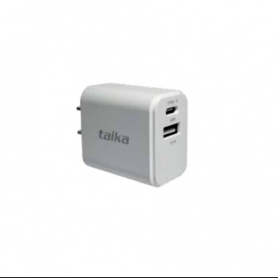 cargador de pared usb y c taika tk-cc31w