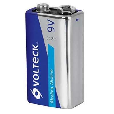 bateria 9v alcalina volteck