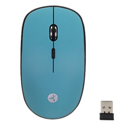 mouse inalambrico techzone azul tzmouina02